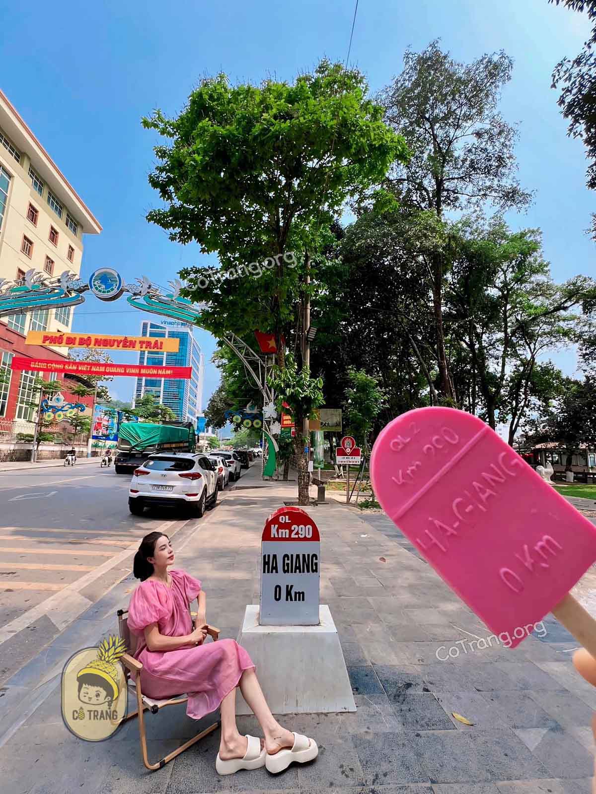 Một số góc chekin tại Kem Cột Mốc KM0 Hà Giang