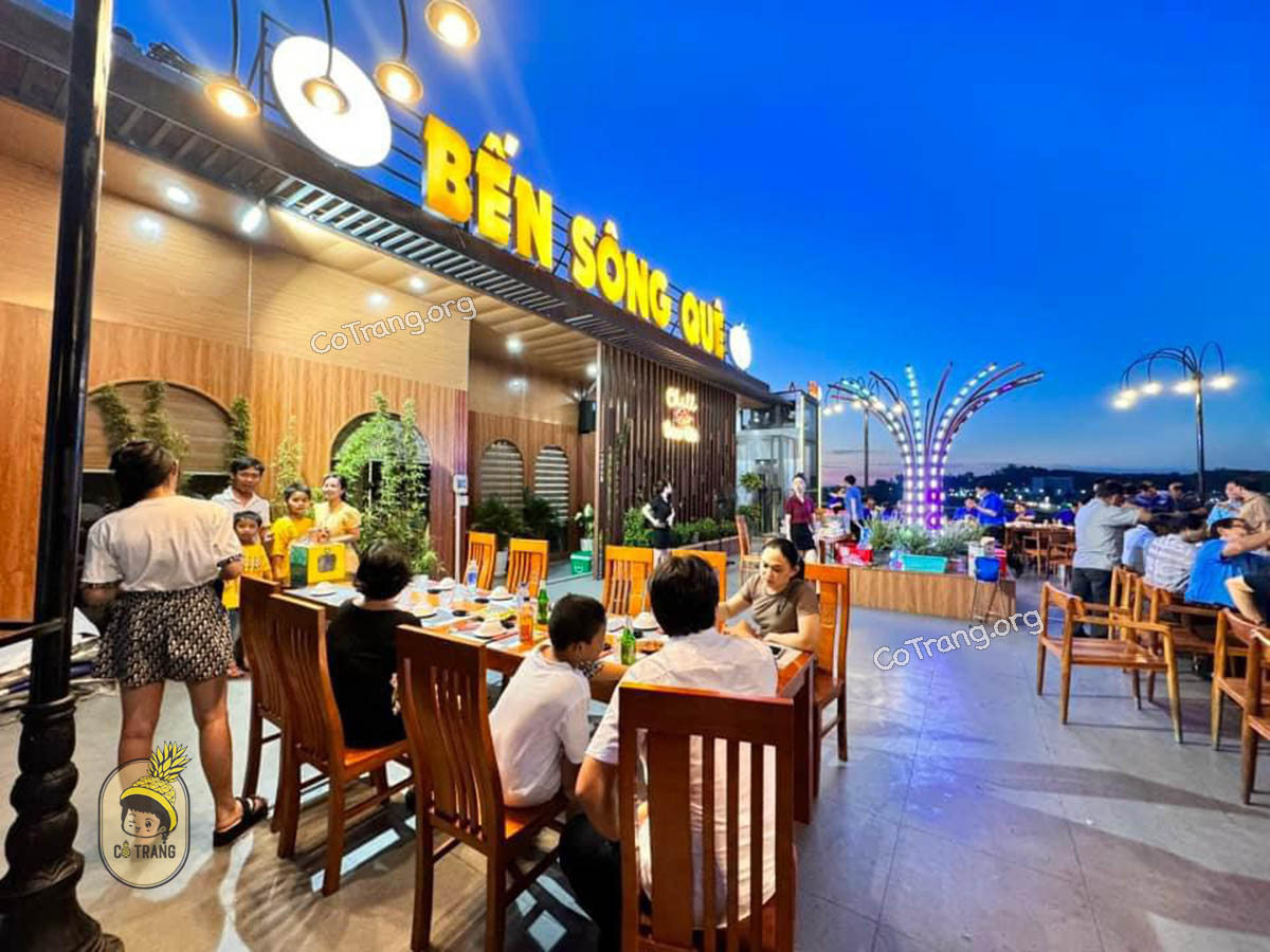 Không gian thực tế tại Bến Sông Quê Quảng Ngãi 
