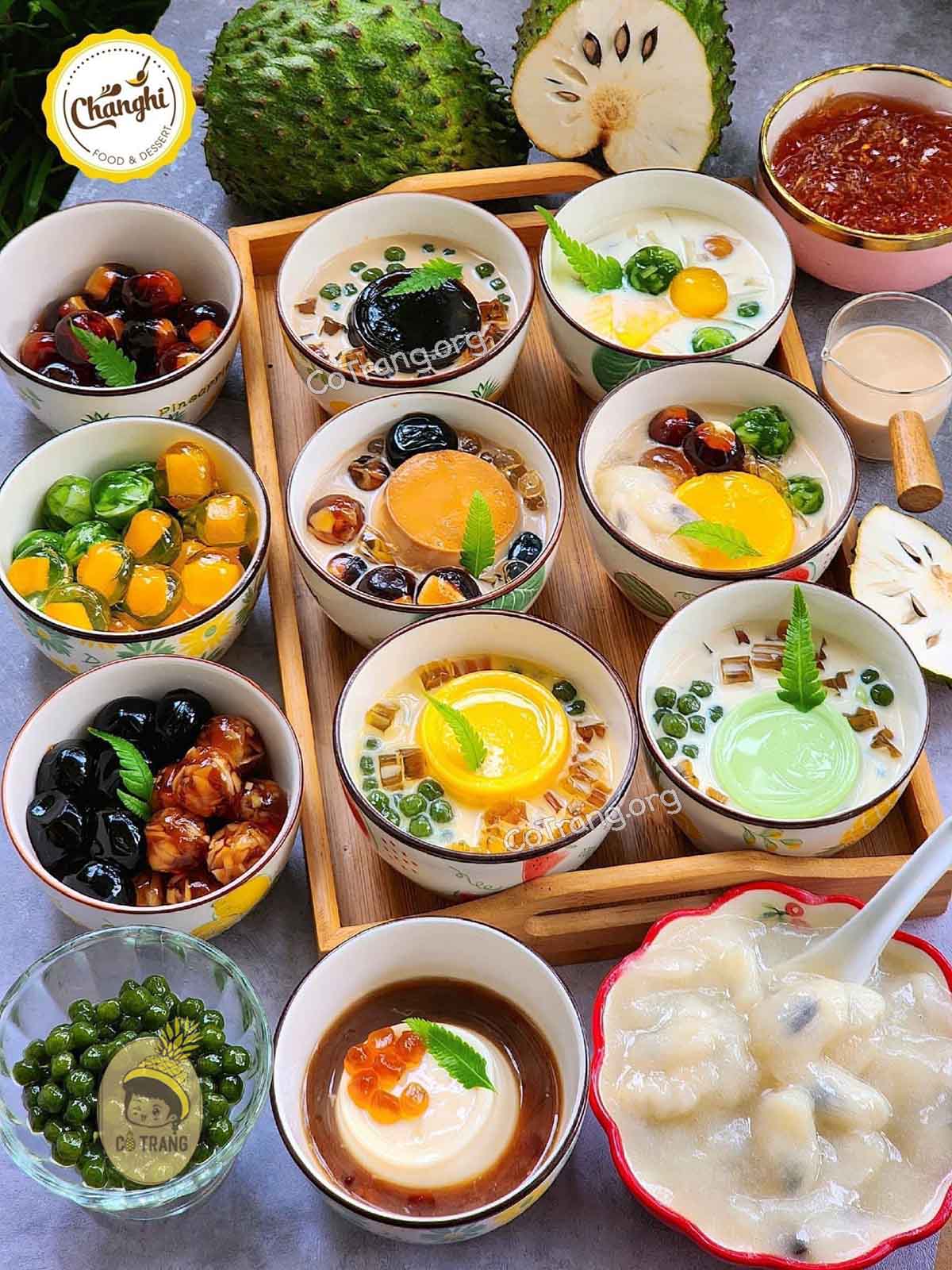 Menu tại Tiệm Chè Chang Hi