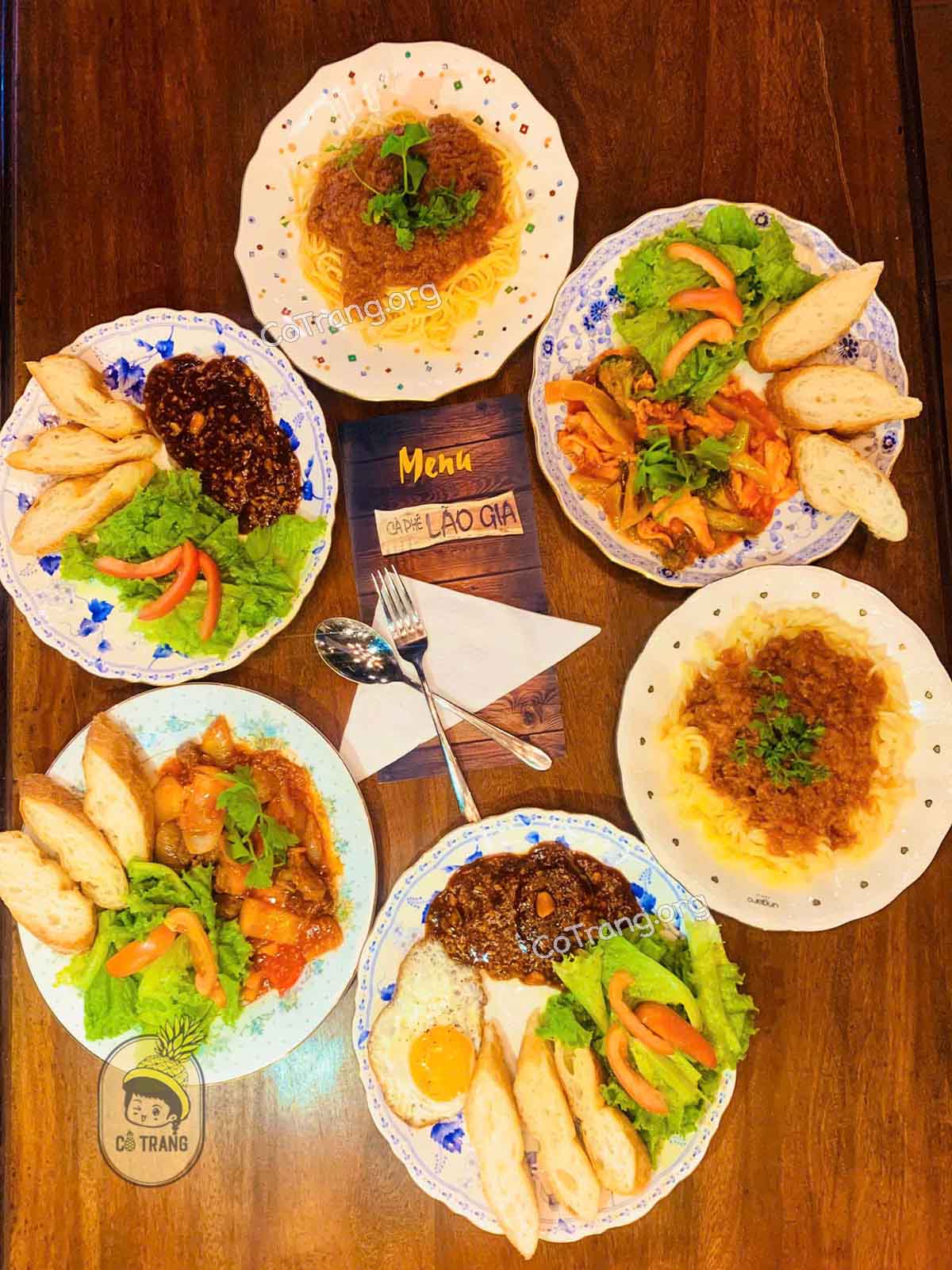 Menu tại Cafe Lão Gia Quảng Ngãi 