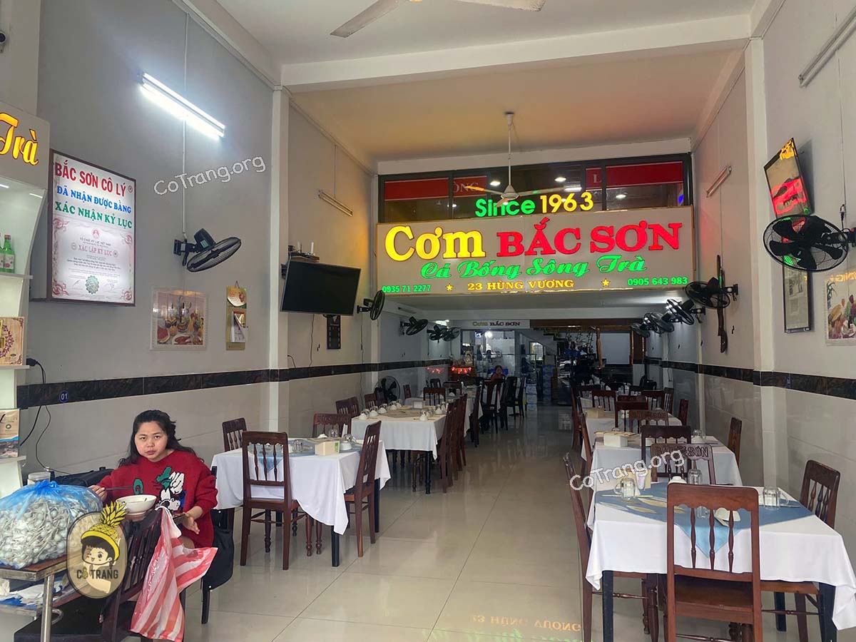 Không gian thực tế tại Cơm Bắc Sơn Quảng Ngãi