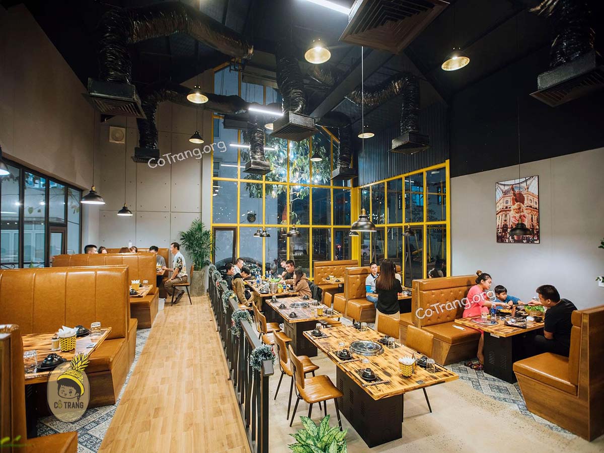 Không gian thực tế tại LANI BBQ Garden Đồng Hới