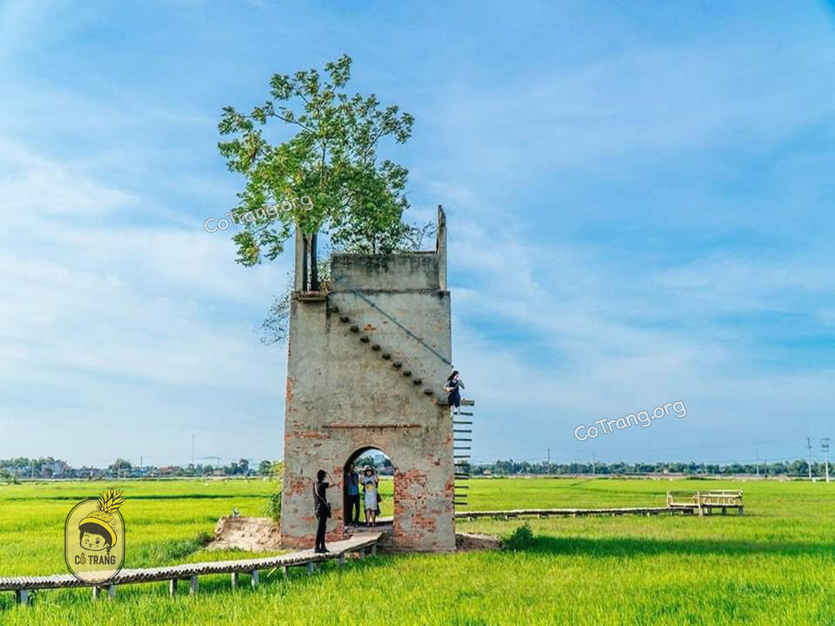 Không gian thực tế tại Cafe Lò Gạch Cũ Hội An