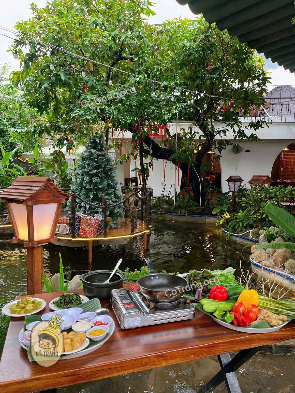 Không gian thực tế tại Cổ Lũy Beer Garden Quảng Ngãi
