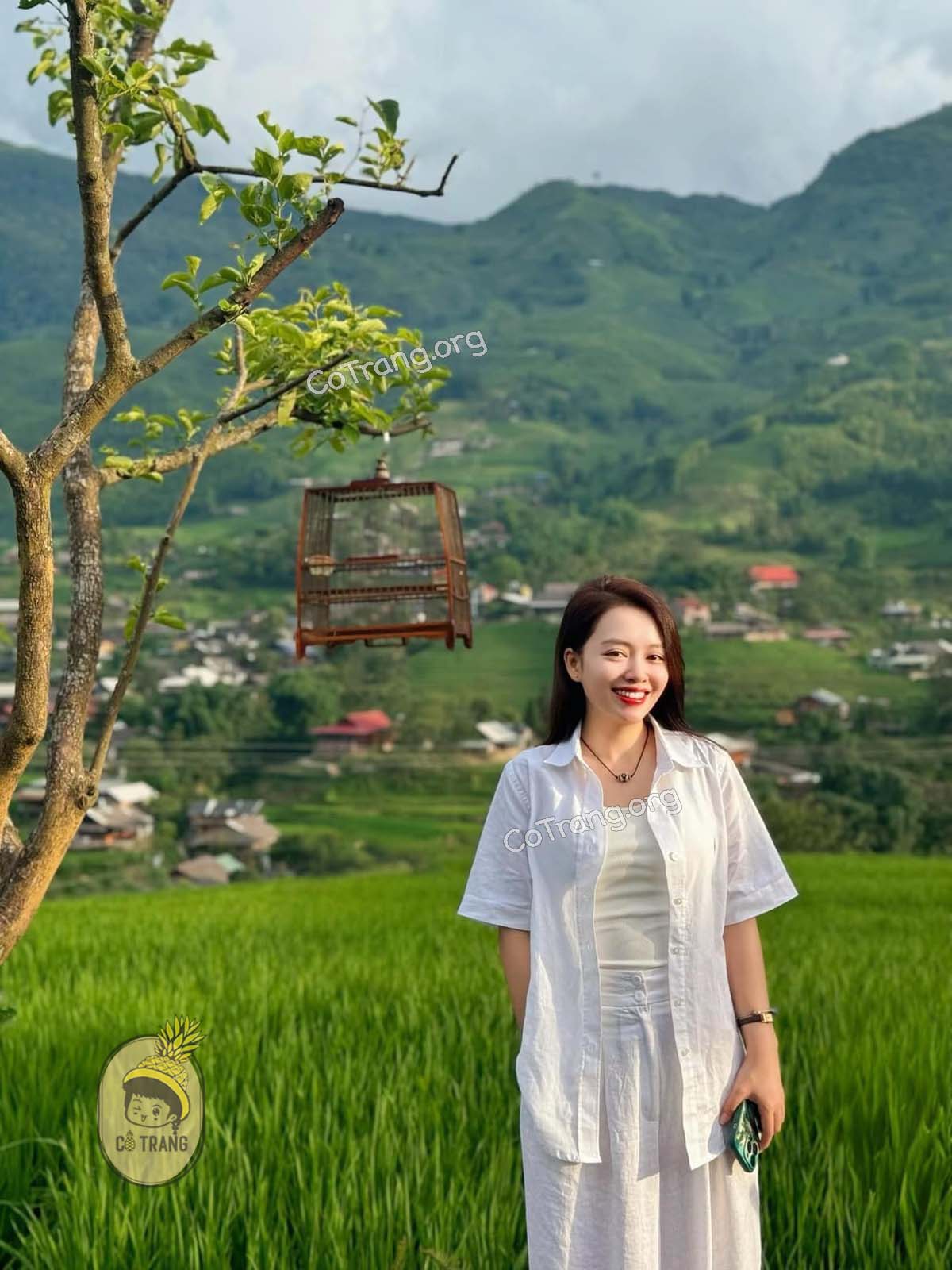 Góc checkin tại Chi Pâu Coffee & Homestay Sapa