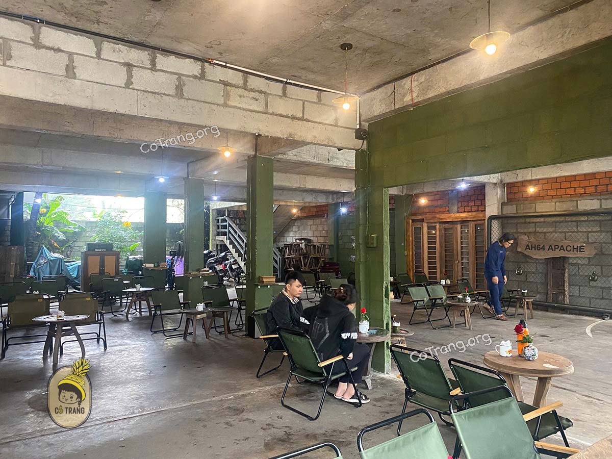 Coffee AH-64 Apache Quảng Ngãi - View Hồ Bảo Ngọc Viên tuyệt đẹp, menu, review