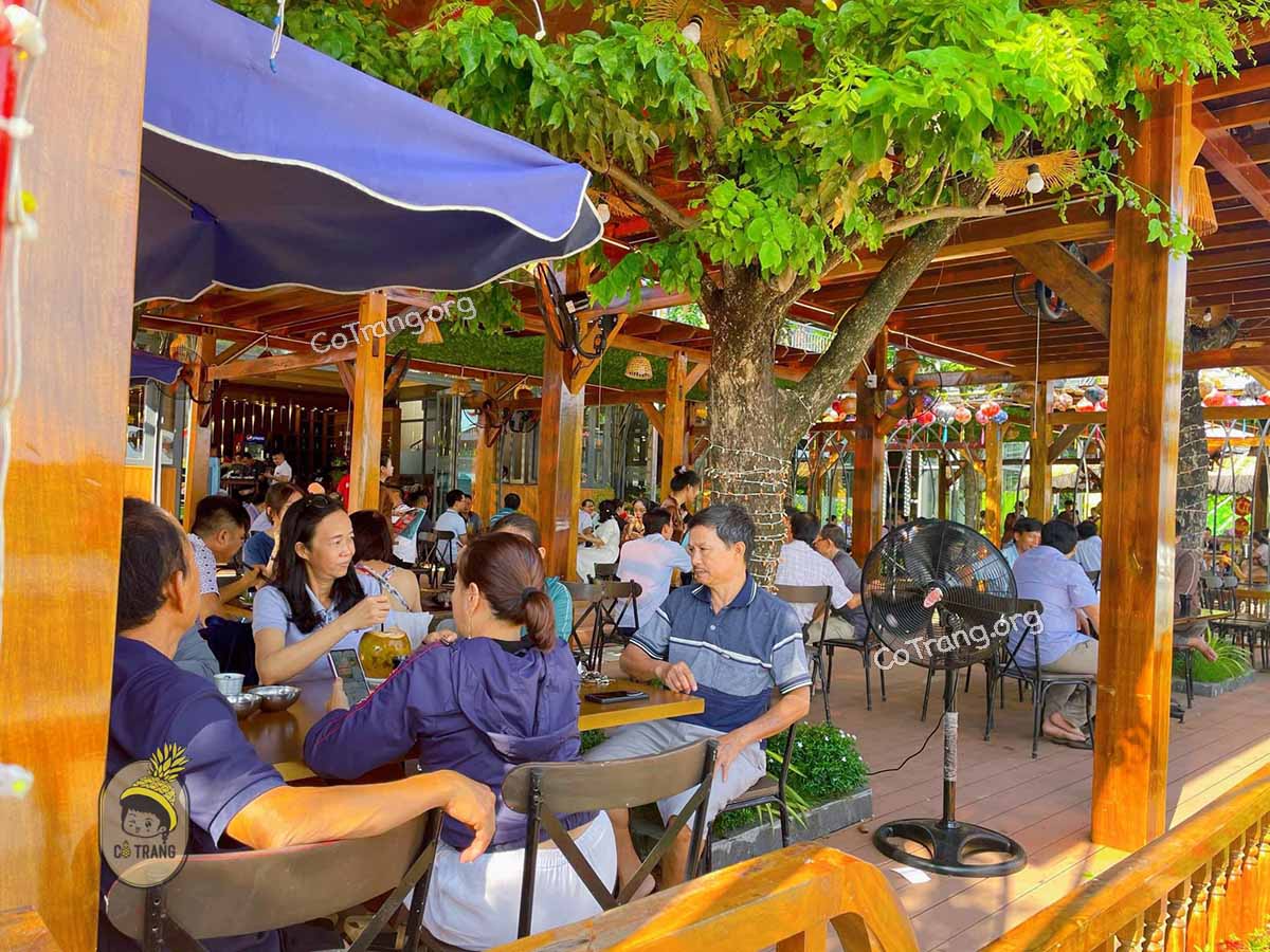 Không gian thực tế tại Bến Sông Quê Quảng Ngãi 