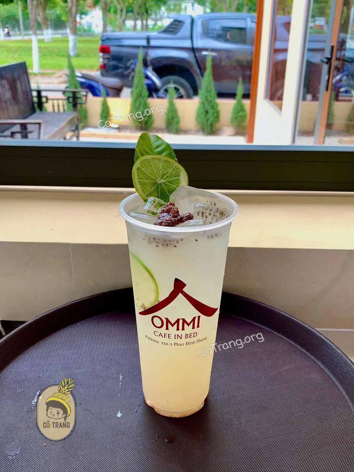Menu đồ uống tại OMMI Quảng Ngãi