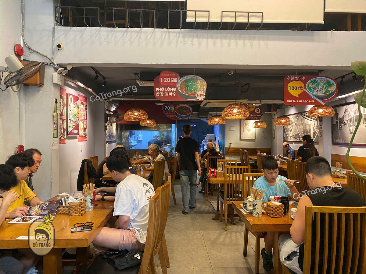 Không gian thực tế tại Phở Thìn 13 Lò Đúc tại Đà Nẵng