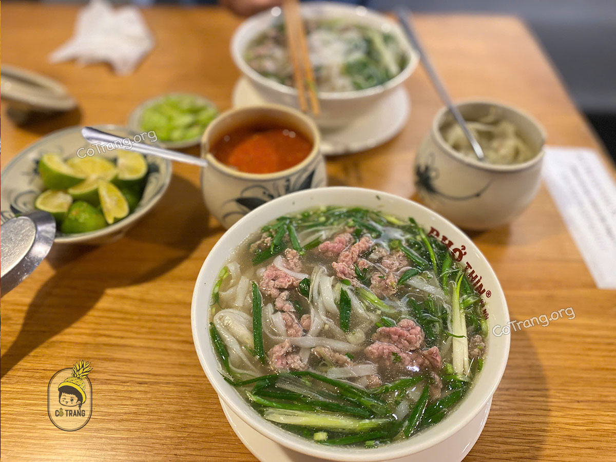 Menu thức ăn tại Phở Thìn 13 Lò Đúc tại Đà Nẵng