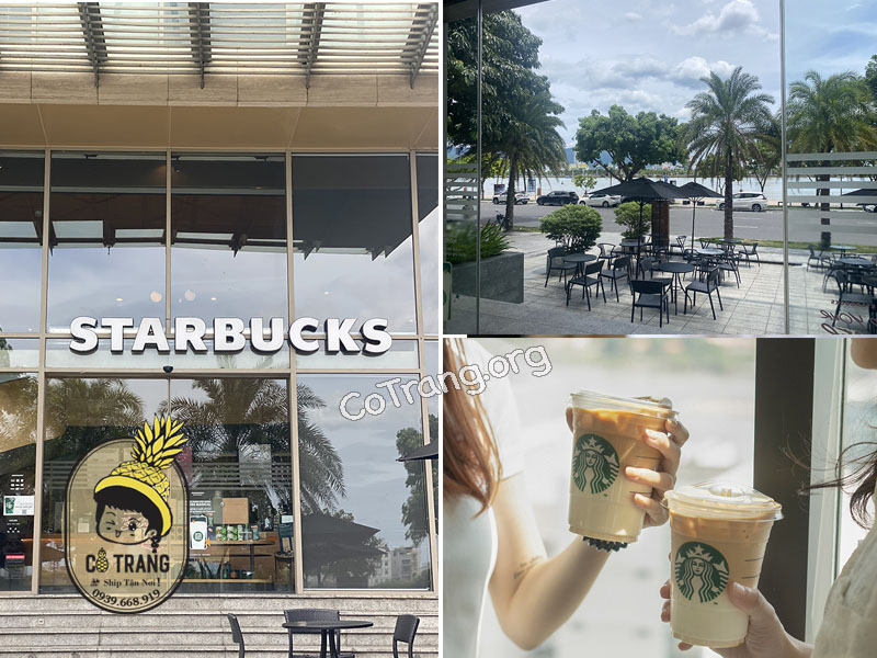 Starbucks 50 Bạch Đằng Đà Nẵng - View Sông Hàn Thơ Mộng
