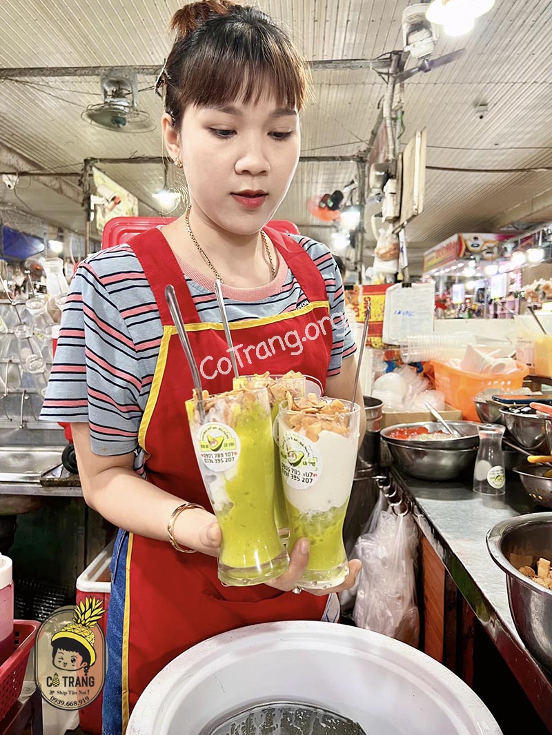 kem bơ cô vân chợ bắc mỹ an