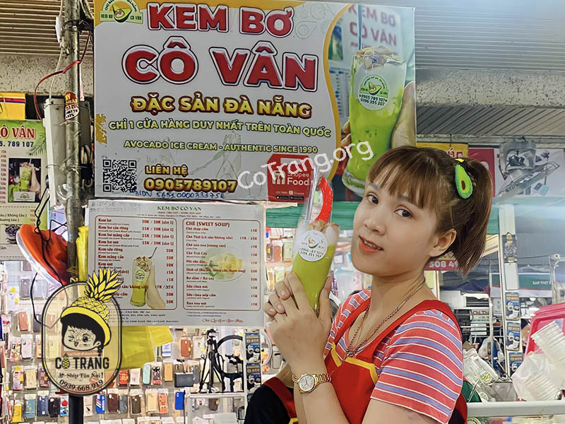 kem bơ cô vân chợ bắc mỹ an
