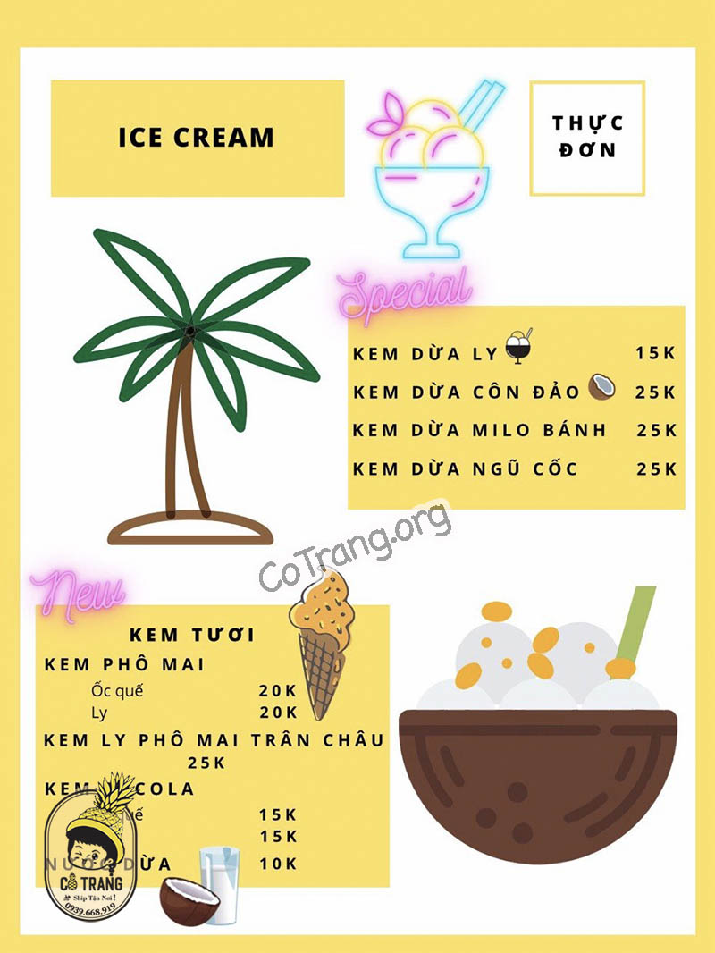 kem dừa côn đảo đà nẵng