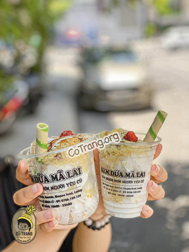 kem dừa mã lai đà nẵng