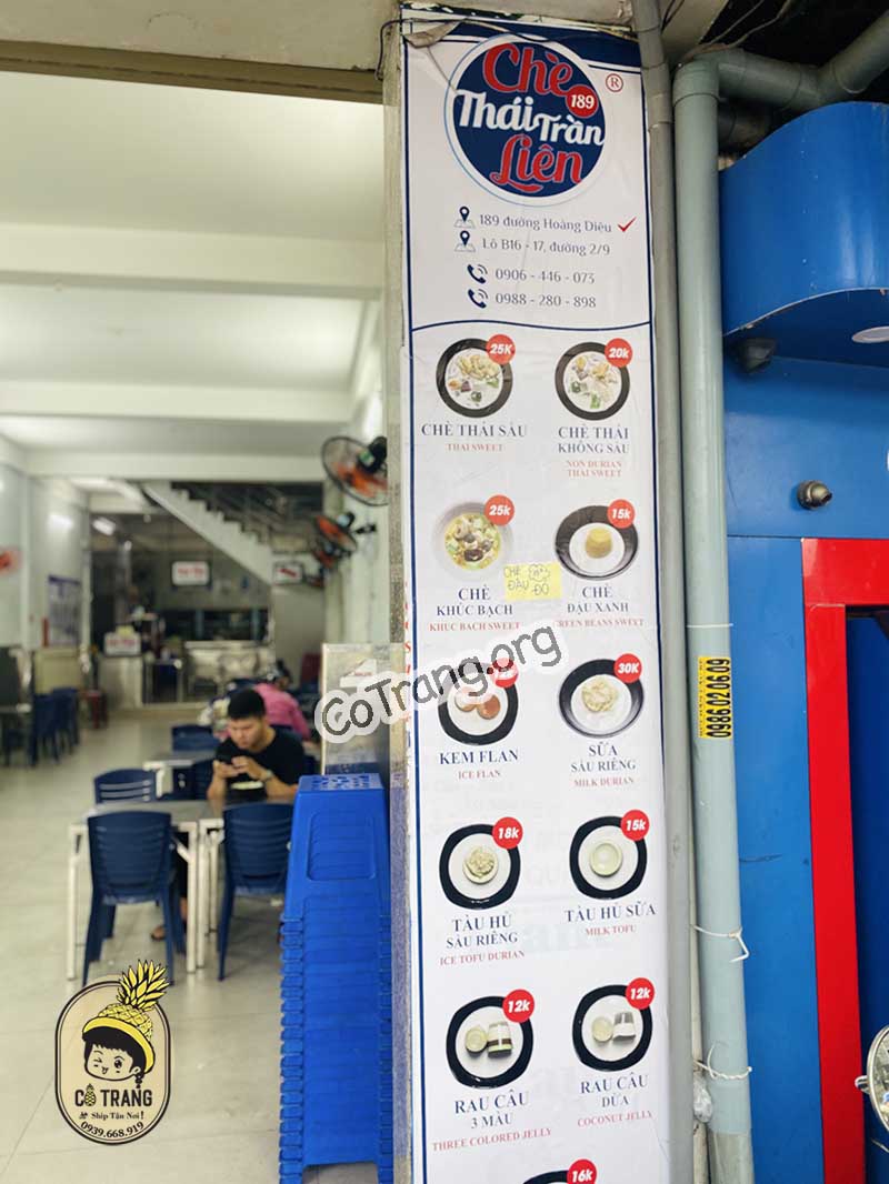 chè liên chi nhánh hoàng diệu đà nẵng